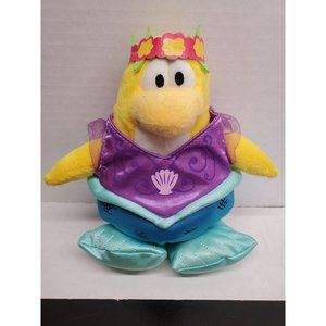 Disney Club Penguin Swimmer 8 Inch Plush - Yellow Penguin with goggles